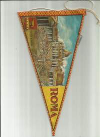 Roma  - matkailuviiri  n  25 x 15 cm