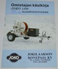 Omistajan käsikirja Joko 1100 monitoimivaunu