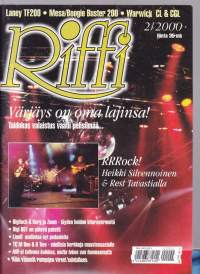 Riffi 2000 N:o 2. Musiikkilehti muusikoille ja musiikin harrastajille. Katso sisällysluettelo kuvista.