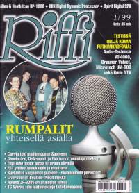Riffi 1999 N:o 1. Musiikkitekniikan erikoislehti muusikoille ja musiikin harrastajille. Katso sisällysluettelo kuvista.