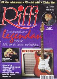 Riffi 1998 N:o 4. Musiikkitekniikan erikoislehti muusikoille ja musiikin harrastajille. Katso sisällysluettelo kuvista.