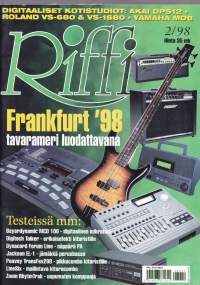 Riffi 1998 N:o 2. Musiikkitekniikan erikoislehti muusikoille ja musiikin harrastajille. Katso sisällysluettelo kuvista.