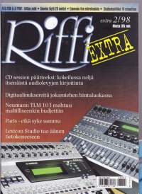 Riffi 1998 N:o 2 EXTRA. Musiikkitekniikan erikoislehti muusikoille ja musiikin harrastajille. Katso sisällysluettelo kuvista.
