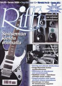Riffi 1998 N:o 1. Musiikkitekniikan erikoislehti muusikoille ja musiikin harrastajille. Katso sisällysluettelo kuvista.