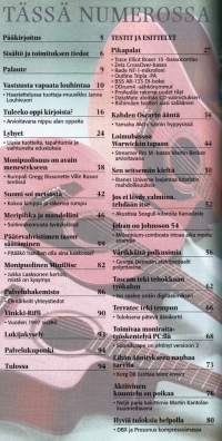 Riffi 1998 N:o 1. Musiikkitekniikan erikoislehti muusikoille ja musiikin harrastajille. Katso sisällysluettelo kuvista.