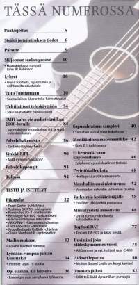 Riffi 1997 N:o 4. Musiikkitekniikan erikoislehti muusikoille ja musiikin harrastajille. Katso sisällysluettelo kuvista.