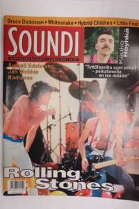 Soundi 1994 nr 8, Samuli Edelmann, Jah Wobble, Ramones, Rolling Stones, Kauko Röyhkä.