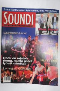 Soundi 1994 nr 7, Lapinlahden Linnut, Frank Pappa, Kummeli, Leningrad Cowboys.
