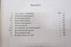Om kroppens organ och deras förrättningar