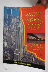 New York City - De Luxe Picture Book - New York souvenir Book-kaupunkiesite / matkaopas / matkamuistokirja