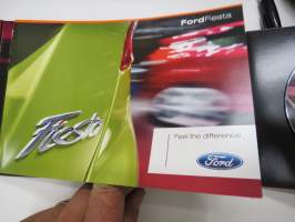 Ford Fiesta Media pack -medialle tarkoitettu esittelykirja + DVD 2008