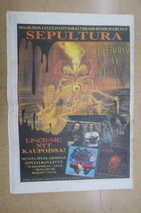 Rumba 1991 nr 6, Kolmas Nainen, Miljoonasade, Deep Purple, Tesla, Godfathers, Dream Warriors, ym.