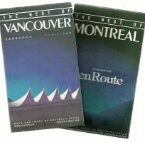 Montral Vancouver  matkailuesite  1987 - kartta 2 kpl