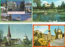 Pietarsaari 4 erilaista - paikkakuntapostikortti