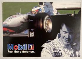 Mika Häkkinen - Mobil1 - Postikortti