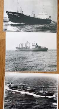 Isoja laivavalokuvia 3 kpl erä - laivavalokuva  valokuva n 18x24 cm