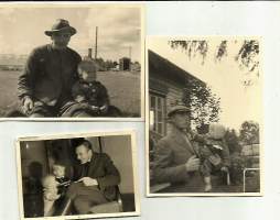 Isoisän kanssa  - valokuva 3 kpl
