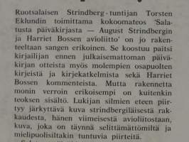 Salatusta päiväkirjasta - August Strindbergin avioliitto Harriet Bossen kanssa