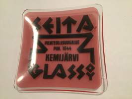 Mainostuhkakuppi - Seita Glass