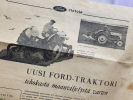 FORD -tietoja 1948 - mm. esittelyssä vuoden 1948 kuorma-auto ja vuoden 1948 Ford Perfect