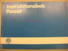Volkswagen Passat instruktionsbok åm. 1986