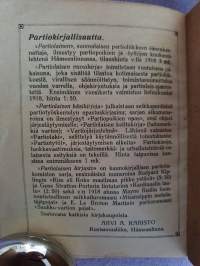 Partiolaisen Vartio-päiväkirja toinen painos 1917