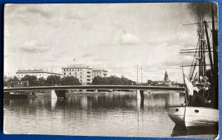 Turku/Aurajoki - Postikortti, kenttäpostia leimalla