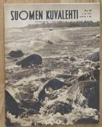 Suomen Kuvalehti 1942 nr 40   Essi Renvall (työnsä ääressä ja perheen parissa) Onnitttelukuvissa: Robert pelkonen 75v. Ernst Tidström, Turun tytöt talkoissa