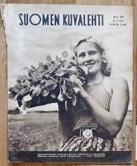 Suomen Kuvalehti 1942 nr 29 kasvimaalla, unelmien kesämökki, Soutjärven laulujuhlat, Rommel
