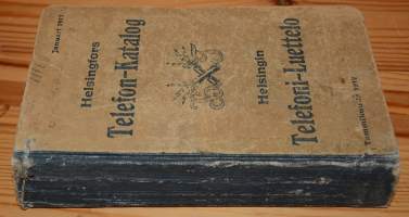 Helsingfors telefon-katalog Helsingin telefoni-luettelo tammikuulla 1917