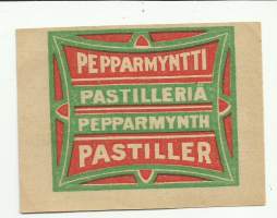 Pepparmyntti pastilleriä - makeiskääre