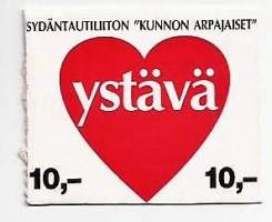 Ystävä  arpa  10,-   1993