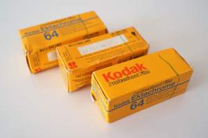 Kodak  Ektachrome 64 EPR 120 - avaamaton filmirulla tuotepakkaus, dev before 86