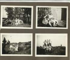 Luonnon helmassa - valokuva 1940-luku 8 kpl