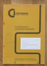 Kokkola yhteiskuntamuutoksen peilinä     Kirja Tuomi, Ossi [Chydenius-instituutin kannatusyhdistys]  1987