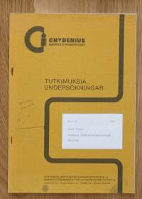 Kokkola yhteiskuntamuutoksen peilinä     Kirja Tuomi, Ossi [Chydenius-instituutin kannatusyhdistys]  1987