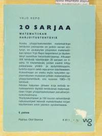 20 sarjaa matematiikan harjoitustehtäviä