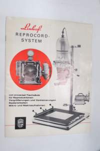 Linhof Reprocordsystem -myyntiesite / brochure in german