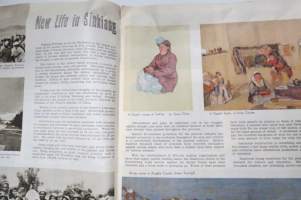 China Pictorial 1952 February issue -Kiinan kommunistisen puolueen propagandalehti, harvinainen alkupään numero