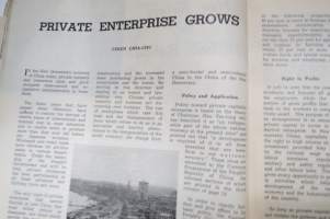 China Reconstructs 1952 nr 6 -Kiinan kommunistisen puolueen propagandalehti, harvinainen alkupään numero