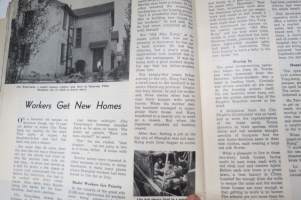 China Reconstructs 1952 nr 6 -Kiinan kommunistisen puolueen propagandalehti, harvinainen alkupään numero