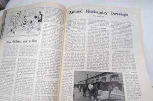China Reconstructs 1952 nr 6 -Kiinan kommunistisen puolueen propagandalehti, harvinainen alkupään numero