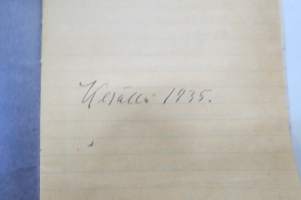 Kemijärven sudenkorennoisfauna - Retkeilymerkintöjä 1935