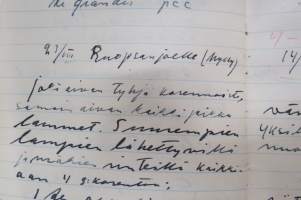Kemijärven sudenkorennoisfauna - Retkeilymerkintöjä 1935