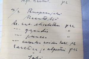 Kemijärven sudenkorennoisfauna - Retkeilymerkintöjä 1935