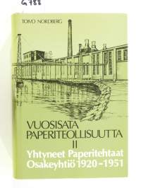 Vuosisata paperiteollisuutta, osa II