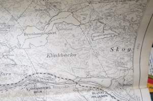 Pojo (Pohja) Pitäjänkartta / Sockenkarta, 1946 -map