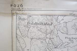 Pojo (Pohja) Pitäjänkartta / Sockenkarta, 1946 -map