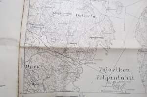 Pojo (Pohja) Pitäjänkartta / Sockenkarta, 1946 -map