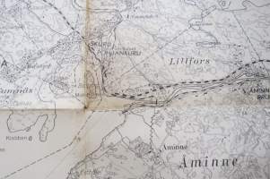 Pojo (Pohja) Pitäjänkartta / Sockenkarta, 1946 -map
